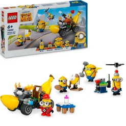 Lego cattivissimo me 75580 i minions e l’auto banana, macchina giocattolo da costruire, giochi per bambini 6+, idea regalo> Mattoncini