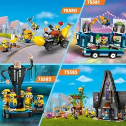 Lego cattivissimo me 75580 i minions e l’auto banana, macchina giocattolo da costruire, giochi per bambini 6+, idea regalo><noscript><img width=