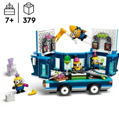 Lego cattivissimo me 75581 il party bus musicale dei minions, set dal film con autobus giocattolo da costruire per bambini 7+> Mattoncini