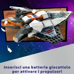 Lego city 60430 astronave interstellare, giocattolo, gioco spaziale per bambini 6+ anni con navicella, minifigure e drone robot><noscript><img width=