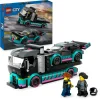 Lego city 60406 auto da corsa e trasportatore, macchina e camion giocattolo per bambini di 6+, veicolo con rampa funzionante> Mattoncini