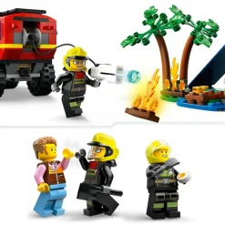 Lego city 60412 fuoristrada antincendio e gommone di salvataggio, camion dei pompieri giocattolo, giochi per bambini 5+ anni><noscript><img width=