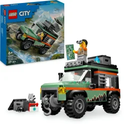 LEGO CITY 60447 fuoristrada di montagna 4×4 – jeep giocattolo da costruire, giochi per bambini 6+ con 1 minifigure e accessori> Mattoncini