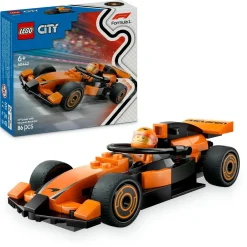 LEGO CITY 60442 pilota e monoposto mclaren f1, modello di macchina giocattolo da formula 1, regalo bambini 6+ fan delle auto> Mattoncini