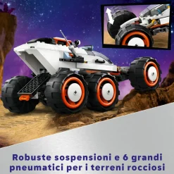 Lego city 60431 rover esploratore spaziale e vita aliena, giochi per bambini 6+ con 2 minifigure di astronauti, robot e 2 alieni><noscript><img width=