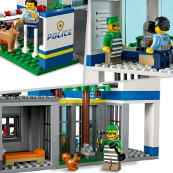 Lego city police stazione di polizia, con camion della spazzatura ed elicottero giocattolo, per bambini di 6+ anni, 60316><noscript><img width=