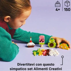 LEGO CLASSIC 11039 alimenti creativi, set di giochi di fantasia per bambini 4+ con cibo giocattolo da costruire, idea regalo> Mattoncini