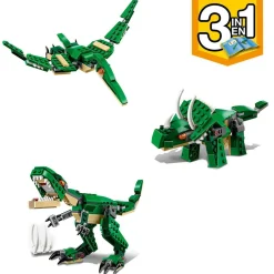 Lego creator 31058 dinosauro, giocattolo 3 in 1, giochi per bambini da costruire con t-rex e pterodattilo, idee regalo><noscript><img width=