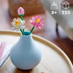 Lego creator 40647 fiori di loto, fiori finti per bambini da 8+, bouquet regalo per san valentino, per lei o lui, donna o uomo><noscript><img width=