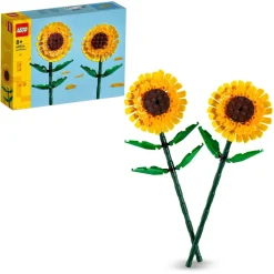 Lego creator 40524 girasoli, fiori finti per bambini 8+ compatibile con bouquet fiori artificiali, regalo per ragazza o ragazzo> Costruzioni Per Adulti|Mattoncini