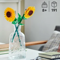 Lego creator 40524 girasoli, fiori finti per bambini 8+ compatibile con bouquet fiori artificiali, regalo per ragazza o ragazzo><noscript><img width=