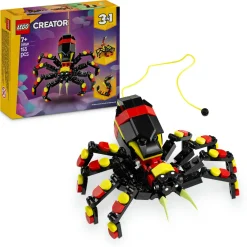 LEGO CREATOR 3 in 1 31159 animali selvatici: ragno trasformista, giocattolo trasformabile in scorpione e serpente, bambini 7+> Mattoncini