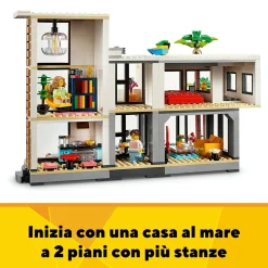 Lego creator 3 in 1 31153 casa moderna, 3 modellini di abitazioni da costruire, giochi per bambini 9+, idea regalo compleanno><noscript><img width=