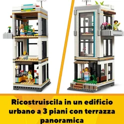 Lego creator 3 in 1 31153 casa moderna, 3 modellini di abitazioni da costruire, giochi per bambini 9+, idea regalo compleanno><noscript><img width=