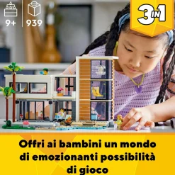 Lego creator 3 in 1 31153 casa moderna, 3 modellini di abitazioni da costruire, giochi per bambini 9+, idea regalo compleanno><noscript><img width=
