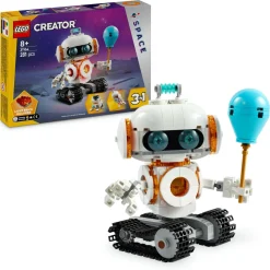 LEGO CREATOR 3 in 1 31164 robot spaziale giocattolo – si trasforma in cane o in razzo – set di costruzioni per bambini 8+> Mattoncini