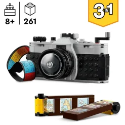 Lego creator 31147 3in1 fotocamera retro, giochi per bambini 8+ anni, macchina fotografica trasformabile in videcamera o tv><noscript><img width=