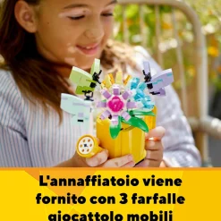 Lego creator 31149 3in1 innaffiatoio con fiori finti trasformabile in stivale o in 2 uccelli con trespolo, giochi per bambini 8+><noscript><img width=