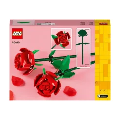 Lego creator 40460 rose set fiori finti compatibile con bouquet di fiori artificiali, regalo di san valentino per lei o lui><noscript><img width=