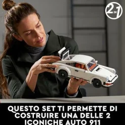Lego creator expert porsche 911, set costruzioni per adulti, auto da corsa, modello da collezione turbo targa 2 in 1, 10295> Costruzioni Per Adulti|Mattoncini