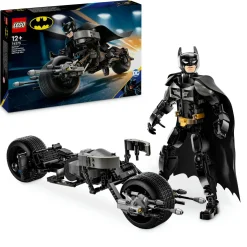 DC COMICS Lego dc 76273 il personaggio costruibile di batman con bat-pod, moto e action figure supereroe giocattolo, regalo per bambini> Mattoncini