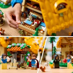 Disney Lego 43242 il cottage di biancaneve e i sette nani, modellino di casa da costruire per adulti, idea regalo lei o lui><noscript><img width=