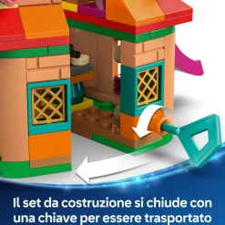 Lego  disney 43261 mini-casa encanto, casa delle bambole giocattolo con 3 personaggi, giochi di fantasia per bambine 5+><noscript><img width=