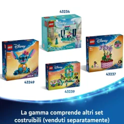 Lego disney 43249 stitch, gioco per bambini 9+, personaggio da costruire con parti mobili, idea regalo divertente dal film><noscript><img width=
