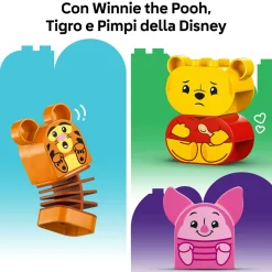 DUPLO Lego | disney 10457 festa di compleanno di winnie the pooh, giochi didattici per bambini, personaggi e casa sull’albero> Mattoncini