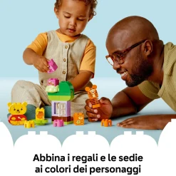 DUPLO Lego | disney 10457 festa di compleanno di winnie the pooh, giochi didattici per bambini, personaggi e casa sull’albero><noscript><img width=