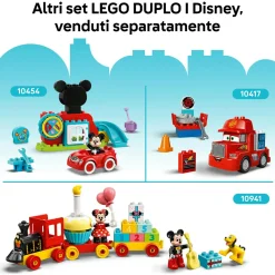 DUPLO Lego | disney 10457 festa di compleanno di winnie the pooh, giochi didattici per bambini, personaggi e casa sull’albero><noscript><img width=
