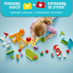 PEPPA PIG Lego duplo 10453 luna park, giochi didattici per la motricità fine per bambine e bambini 2+ con ruota e scivolo><noscript><img width=