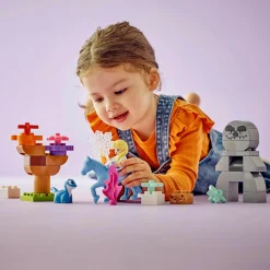 Disney Lego duplo 10418 elsa e bruni nella foresta incantata, gioco per bambini 2+ con il cavallo giocattolo nokk di frozen 2><noscript><img width=