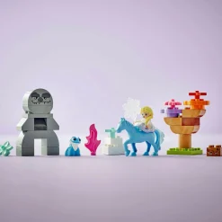 Disney Lego duplo 10418 elsa e bruni nella foresta incantata, gioco per bambini 2+ con il cavallo giocattolo nokk di frozen 2><noscript><img width=