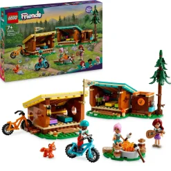 Lego friends 42624 cabine relax al campo avventure, giochi educativi per bambini 7+ anni, campeggio giocattolo da costruire> Mattoncini
