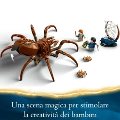 Lego harry potter 76434 aragog nella foresta proibita, ragno giocattolo con parti snodabili, giochi di magia per bambini 7+><noscript><img width=