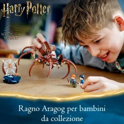 Lego harry potter 76434 aragog nella foresta proibita, ragno giocattolo con parti snodabili, giochi di magia per bambini 7+><noscript><img width=