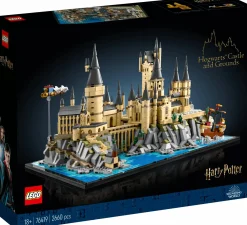 LEGO® Harry Potter™ Lego harry potter 76419 castello e parco di hogwarts, grande set con torre dell’astronomia, sala grande e camera dei segreti><noscript><img width=
