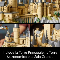 LEGO® Harry Potter™ Lego harry potter 76419 castello e parco di hogwarts, grande set con torre dell’astronomia, sala grande e camera dei segreti><noscript><img width=