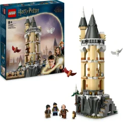 Lego harry potter 76430 guferia del castello di hogwarts, gioco per bambini di 8+ anni con 3 minifigure e 5 gufi giocattolo> Costruzioni Per Adulti|Mattoncini