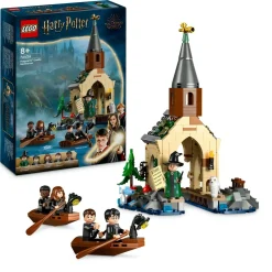 Lego harry potter 76426 la rimessa per le barche del castello di hogwarts, gioco per bambini di 8+ anni con 5 minifigure> Costruzioni Per Adulti|Mattoncini