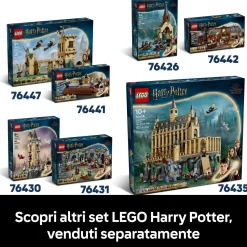 LEGO® Harry Potter™ Lego harry potter 76444 negozi di magia di diagon alley, kit modellismo per adulti in microscala con edifici e 12 personaggi><noscript><img width=