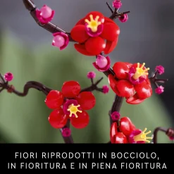 Lego icons 10369 albicocco giapponese, fiore finto artificiale da costruire per adulti, idea regalo per donna, uomo, lei o lui><noscript><img width=