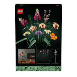 Lego icons 10280 bouquet di fiori, piante artificiali, costruzione in mattoncini, decorazioni casa, hobby creativi per adulti><noscript><img width=