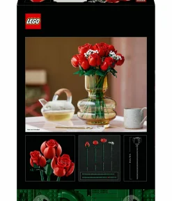 Lego icons 10328 bouquet di rose, set fiori finti per adulti, decorazione casa, idea regalo per lei o lui, collezione botanica><noscript><img width=
