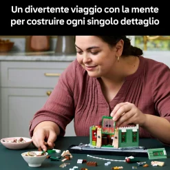 LEGO ICONS 10362 café francese – kit modellismo fai da te per adulti da collezione, idea regalo creativa per donna o uomo> Costruzioni Per Adulti|Mattoncini