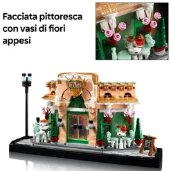LEGO ICONS 10362 café francese – kit modellismo fai da te per adulti da collezione, idea regalo creativa per donna o uomo><noscript><img width=