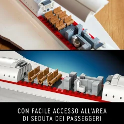 Lego icons 10318 concorde kit modellismo da costruire per adulti, iconico modellino di aereo passeggeri, regalo uomo o donna><noscript><img width=
