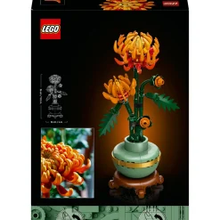 Lego icons 10368 crisantemo, fiore finto da costruire per adulti, regalo creativo di compleanno per donna, uomo, lei o lui><noscript><img width=