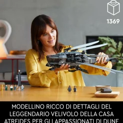 Lego icons 10327 dune atreides ornitottero reale, set per adulti da collezione, idea regalo donna, uomo e amanti del cinema><noscript><img width=